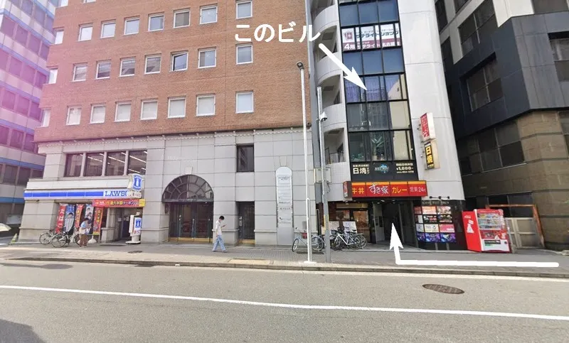 すき家があるビルの9FがABCクリニック名古屋院